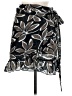 Aubade 100% Baumwolle Black Casual Skirt Size M - photo 1