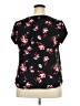 41Hawthorn Floral Black Short Sleeve Blouse Size XXL - photo 2