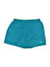 Asics 100% Polyester Solid Teal Athletic Shorts Size S - photo 1