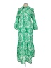 THML 100% Polyester Paisley Green Casual Dress Size S - photo 1