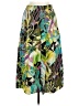 Cache Tropical Green Casual Skirt Size M - photo 2