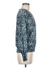 MICHAEL Michael Kors 100% Polyester Blue Long Sleeve Blouse Size M (petite) - photo 4