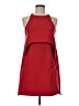 KAUFMANFRANCO Solid Red Cocktail Dress Size 8 - photo 1