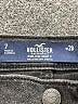 Hollister Black Denim Shorts Size 7 - photo 3