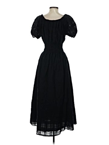 Madewell Sophia Midi Dress in Seersucker Check (view 2)