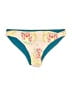 Unbranded Floral Ivory Swimsuit Bottoms Size XXS (estimated) - photo 1