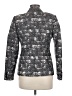 J.Crew 100% Polyester Print Silver Blazer Size 6 - photo 2