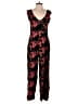 Tracy Reese Hearts Black Jumpsuit Size M - photo 1
