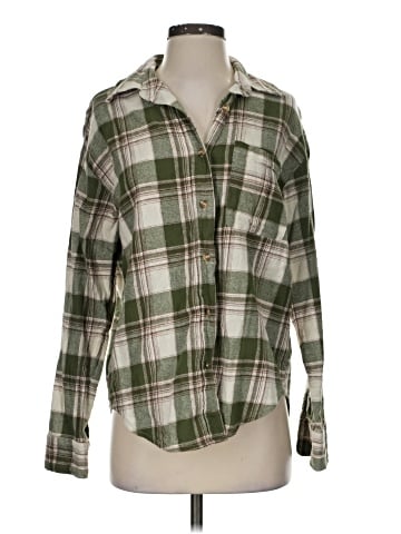 Altar'd State Long Sleeve Button-Down Shirt (view 1)