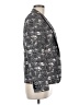 J.Crew 100% Polyester Print Silver Blazer Size 6 - photo 4