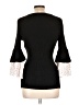 Design History Black 3/4 Sleeve Top Size L - photo 2