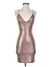 Windsor Metallic Silver Cocktail Dress Size S (estimated) - photo 1