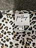Polly 100% Polyester Animal Print Brown Short Sleeve Blouse Size 4 - photo 7