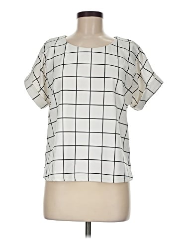 MELLODAY Short Sleeve Blouse (view 1)