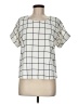 MELLODAY White Short Sleeve Blouse Size M - photo 1