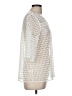 Ann Taylor LOFT 100% Polyester Ivory 3/4 Sleeve Top Size M - photo 4