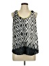 Charlie Jade Gray Sleeveless Blouse Size L - photo 1