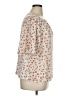 Ann Taylor LOFT Outlet 100% Polyester Ivory Short Sleeve Blouse Size XL - photo 4