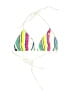 Hurley Floral Ivory Swimsuit Top Size XS - photo 2