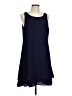 Jaeger 100% Polyester Solid Blue Casual Dress Size 12 - photo 1