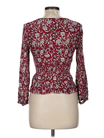Feather Bone by Anthropologie 3/4 Sleeve Blouse (view 2)