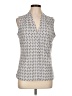 Calvin Klein Silver Sleeveless Blouse Size L - photo 1