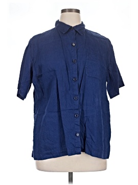 Coldwater Creek Short Sleeve Button Down Shirt