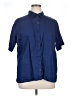 Coldwater Creek Blue Short Sleeve Button-Down Shirt Size 1X - photo 1