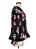 Maurices 100% Polyester Black Long Sleeve Blouse Size L - photo 4
