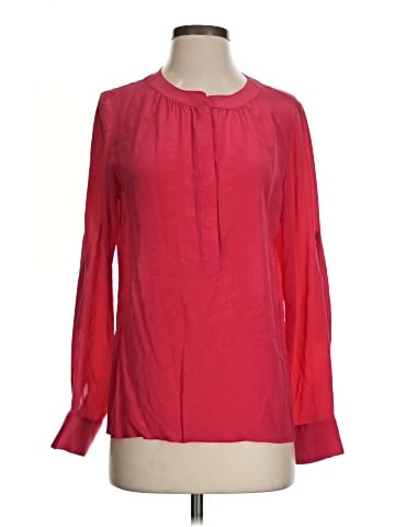 Banana Republic Long Sleeve Silk Top (view 1)