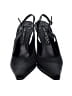 Via Spiga 100% Leather Black Heels Size 7 1/2 - photo 2