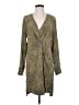 Rag & Bone 100% Silk Animal Print Tan Casual Dress Size S - photo 1