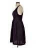 Maple 100% Silk Polka Dots Purple Casual Dress Size 4 - photo 5