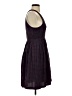 Maple 100% Silk Polka Dots Purple Casual Dress Size 4 - photo 4