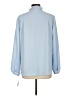 Bar III 100% Polyester Blue Long Sleeve Blouse Size L - photo 2
