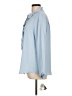 Bar III 100% Polyester Blue Long Sleeve Blouse Size L - photo 5
