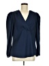 Express 100% Polyester Blue Long Sleeve Blouse Size M - photo 1