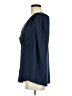 Express 100% Polyester Blue Long Sleeve Blouse Size M - photo 5