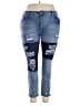 VIP Jeans Polka Dots Blue Jeans Size 21 - 22 - photo 1