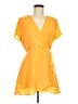 Blue Blush 100% Polyester Yellow Casual Dress Size M - photo 1