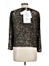 Per Se By Carlisle 100% Silk Gold Jacket Size 10 - photo 2