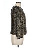 Per Se By Carlisle 100% Silk Gold Jacket Size 10 - photo 4