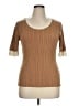 Isaac Mizrahi LIVE! 100% Cotton Tan Pullover Sweater Size 1X - photo 1