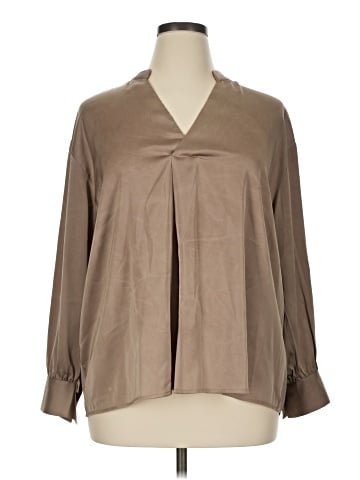 ELOQUII 3/4 Sleeve Blouse (view 1)