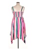 Torrid Stripes Pink Casual Dress Size 1X Plus (1) - photo 2