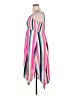 Torrid Stripes Pink Casual Dress Size 1X Plus (1) - photo 5
