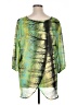 One World Green 3/4 Sleeve Blouse Size 1X - photo 2