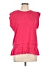 Tiny 100% Rayon Pink Sleeveless T-Shirt Size L - photo 1