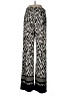 Cache Animal Print Black Casual Pants Size 8 - photo 2