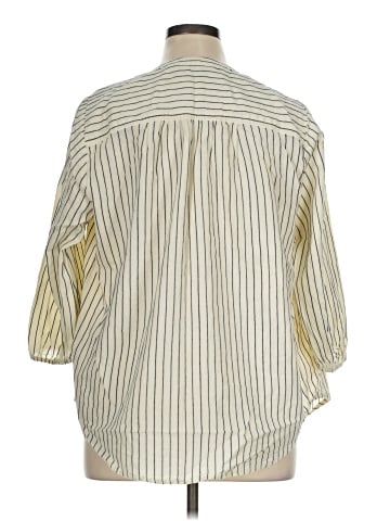 Lane Bryant 3/4 Sleeve Button-Down Shirt (view 2)